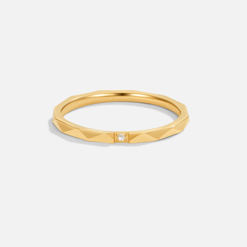 Astrid Gold Stack Ring