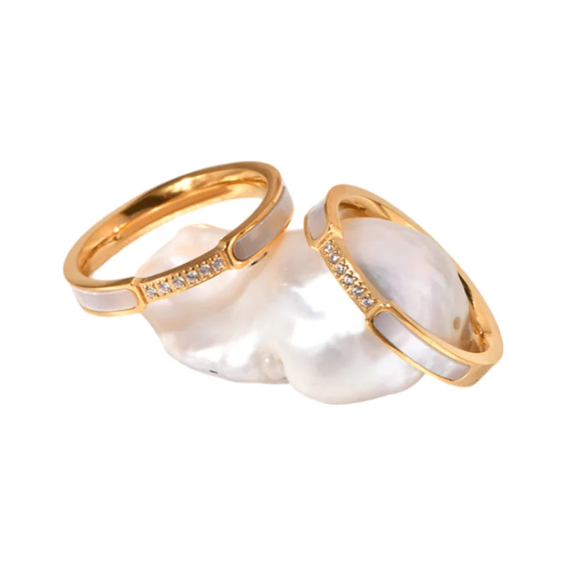 Golden Orbit Ring