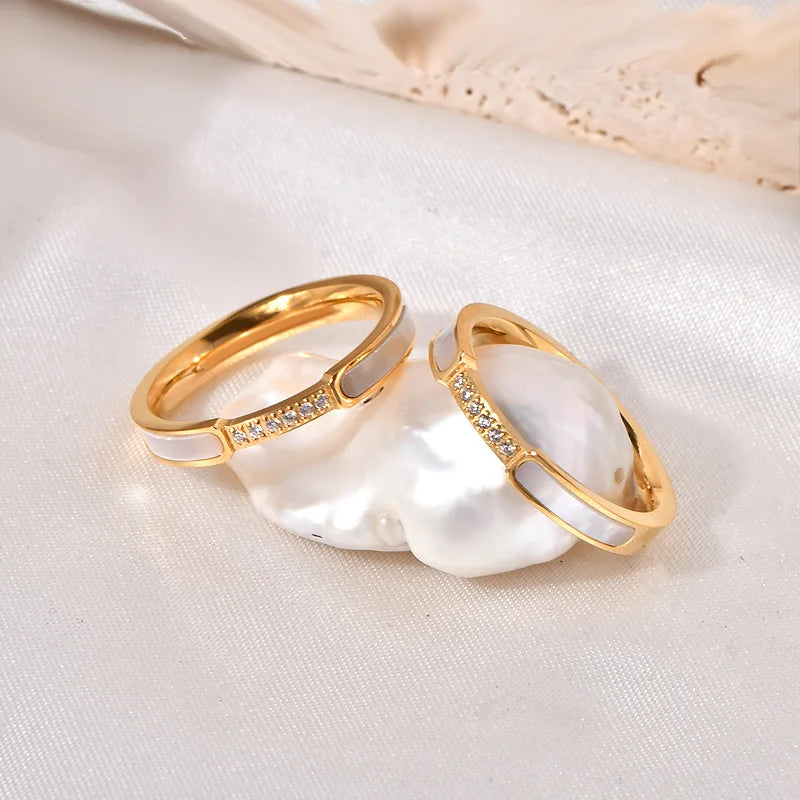 Golden Orbit Ring