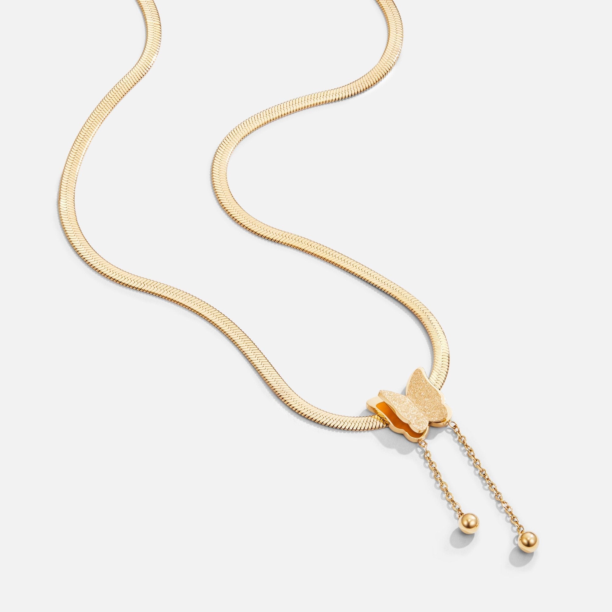 Amelie Gold Butterfly Necklace