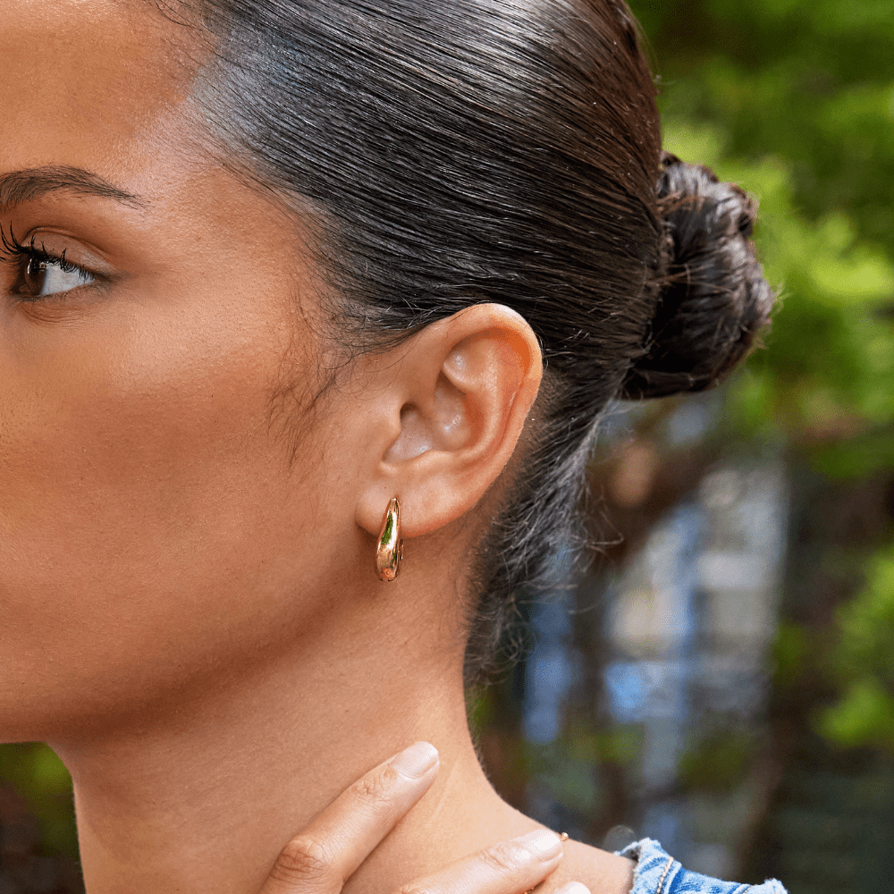Harper Gold Hoop Earrings