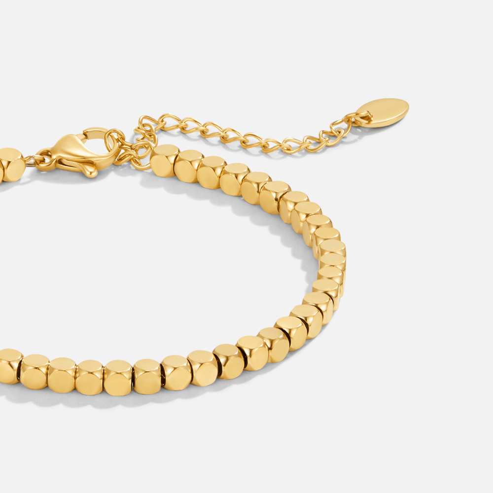 Lexi Gold Cube Bracelet