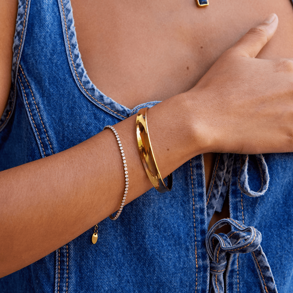 Leyla Gold Bangle
