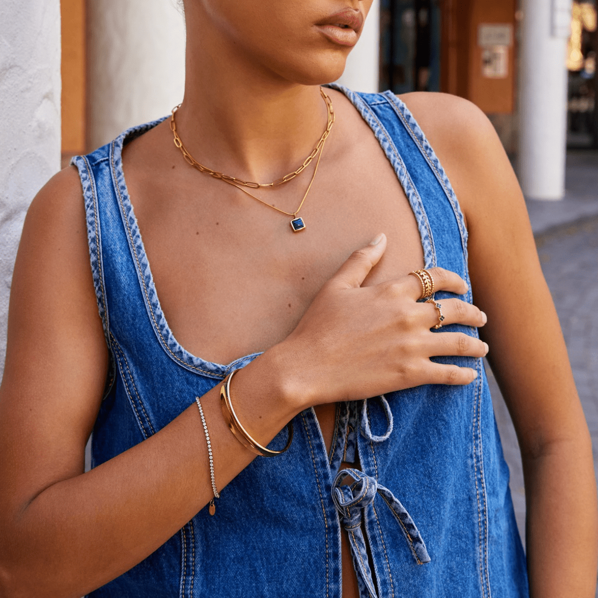 Leyla Gold Bangle